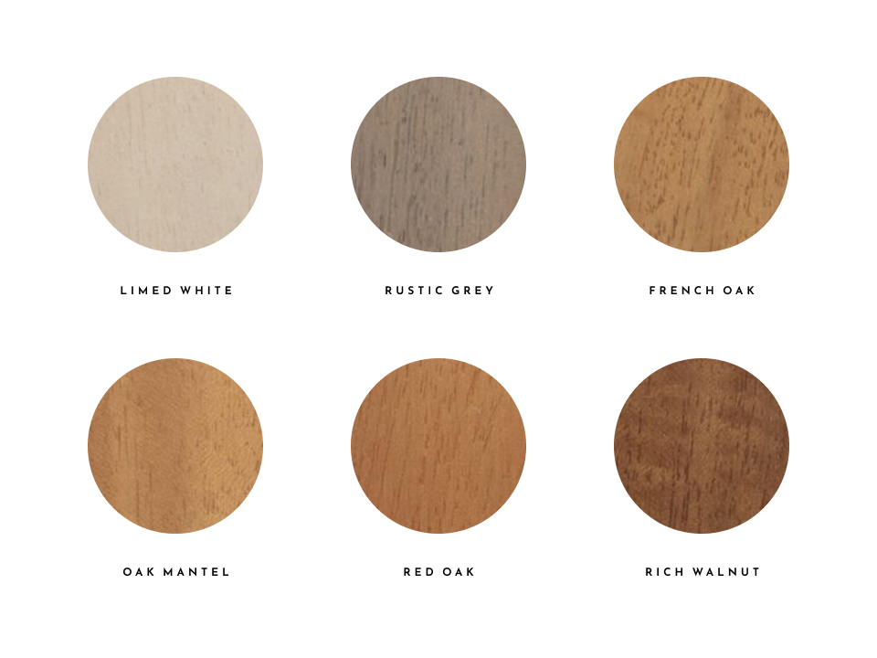 Wood stain and osmo oil window shutter options