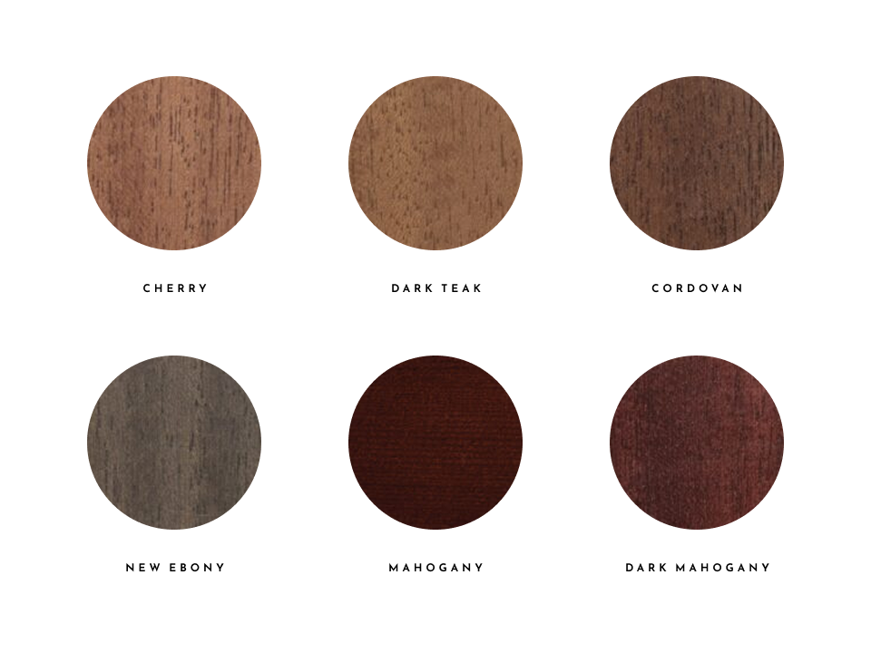 Wood stain and osmo oil window shutter options